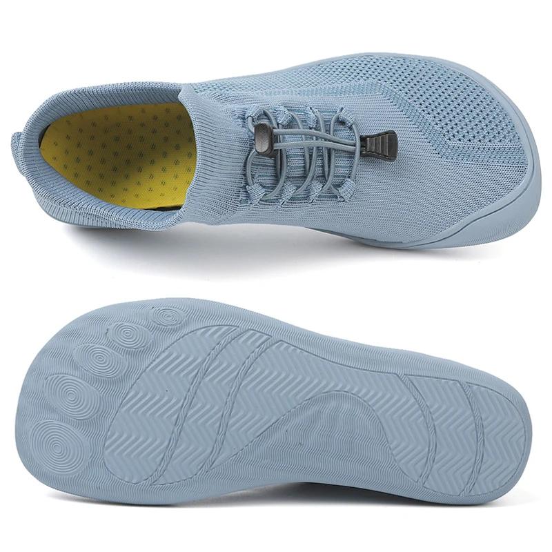 Hommes pieds nus chaussures large orteil boîte femmes pieds nus baskets randonnée marche baskets sal