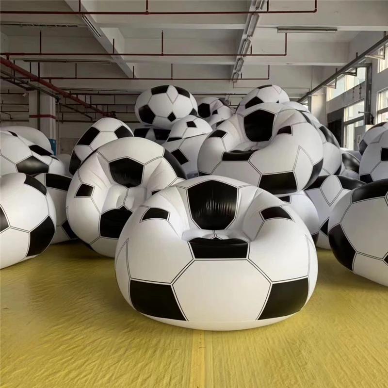 Canapé de Football gonflable, ballon de Football, chaise longue à Air, pouf de basket-ball, mobilier