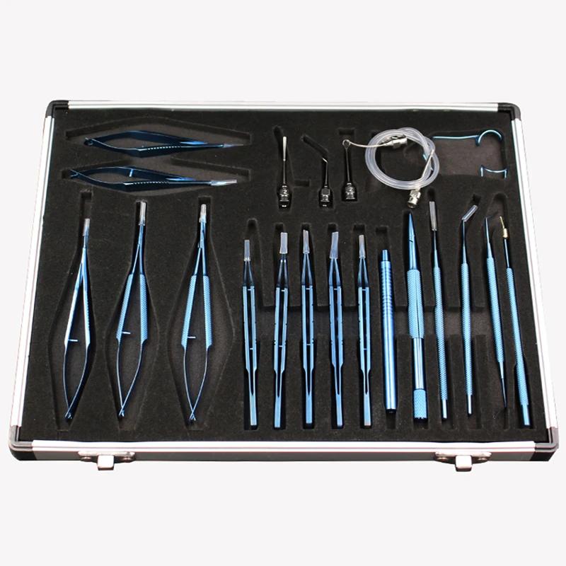 Instruments de micropropormicro-danse, équipement de beauté, outils, paquet de 21 pièces, ciseaux, p