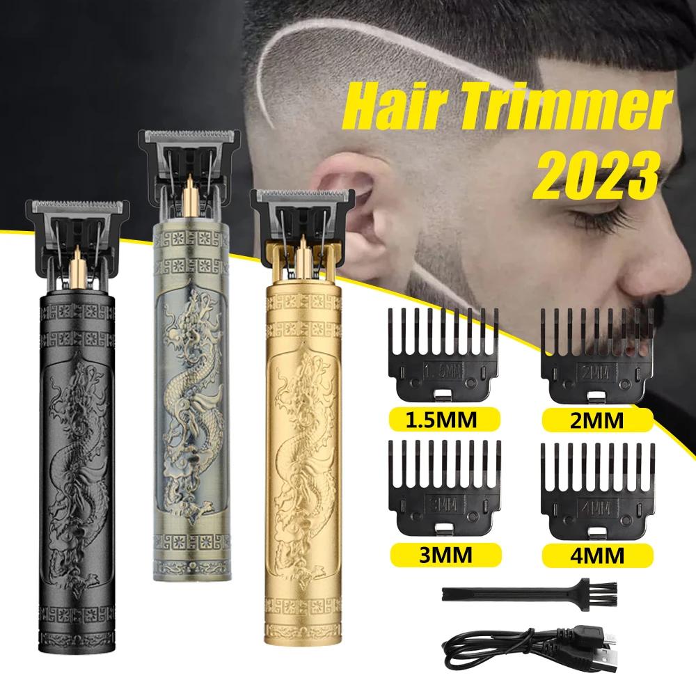 Tondeuse à cheveux Vintage T9 pour hommes, Machine professionnelle de coupe de cheveux, tondeuse à b