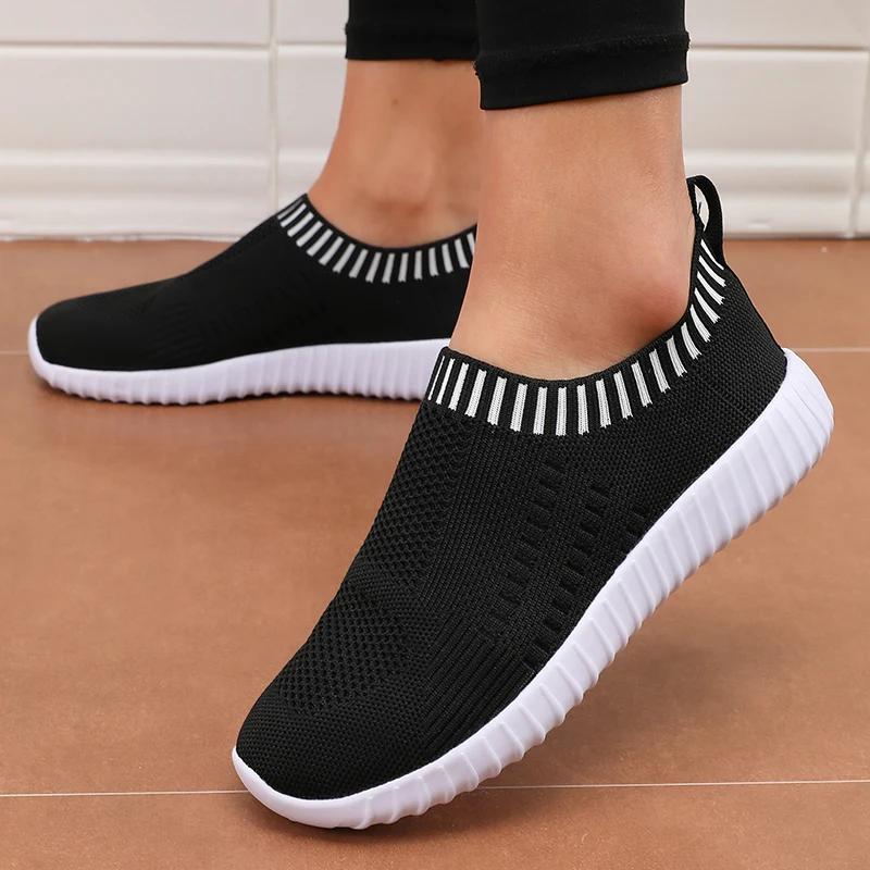 Baskets à fond plat pour femmes, chaussures de sport décontractées en plein air, simples, confortabl