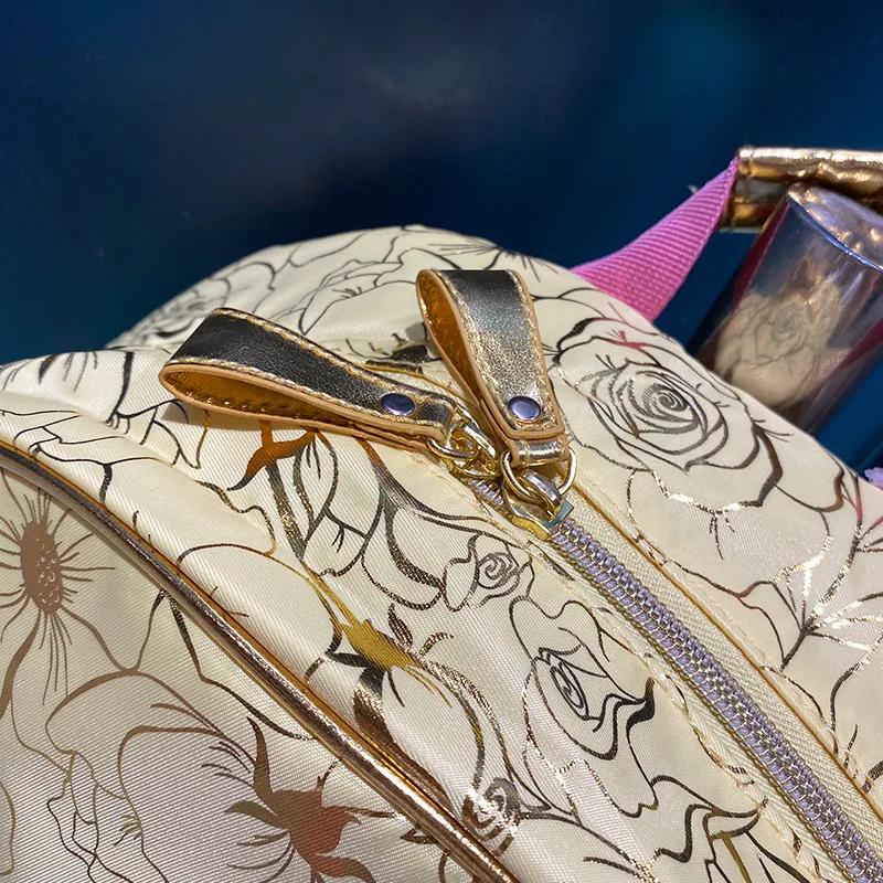Sac à dos Disney la belle et la bête, sac à main incliné pour filles, cartable pour enfants, sac à d