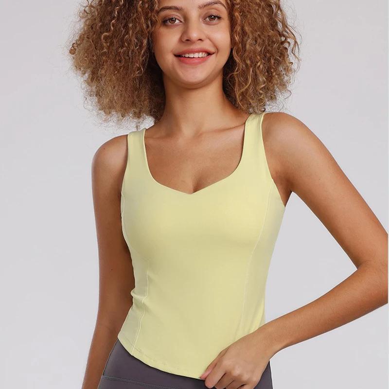 Soutien-gorge de sport sans couture pour femmes, haut tubulaire, sans manches, Streetwear, Camisole,