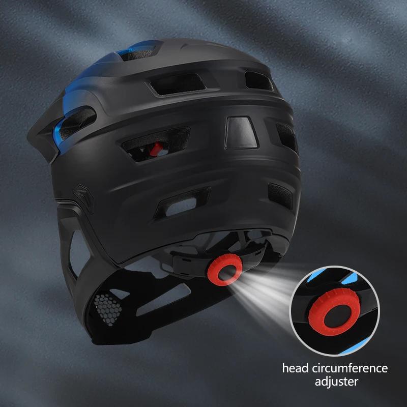 Eastinear 2023 casque de vélo adulte intégral casque de moto détachable léger protection de la tête
