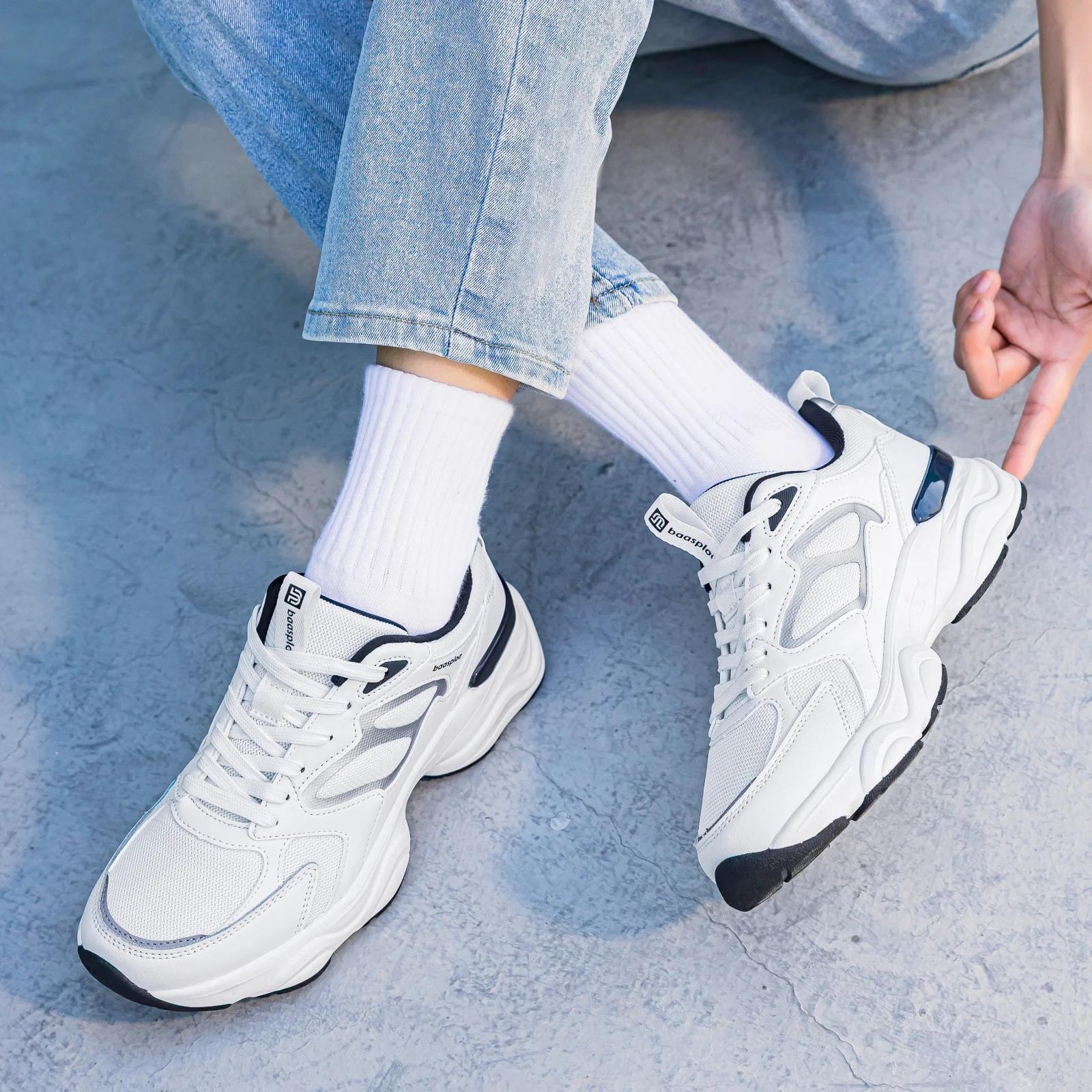 Baasploa – chaussures de marche pour femmes, chaussures de sport légères en maille respirante, confo
