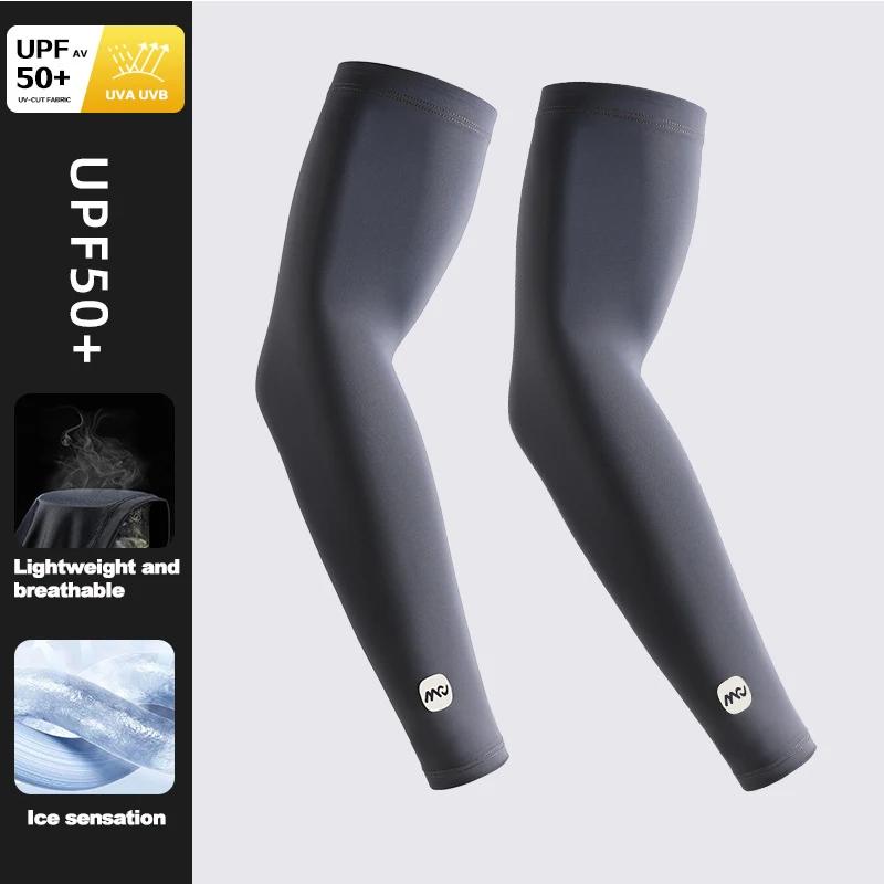 Manchons de bras de cyclisme pour Sports de plein air, avec technologie de refroidissement par glace