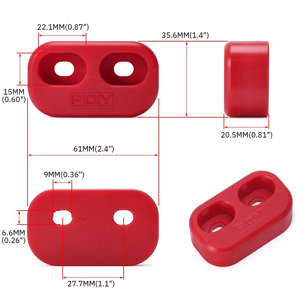 PQY 2 pièces bagues de doublure de porte de remplacement pour Mazda NA, NB, NC, ND MX-5 Miata bagues