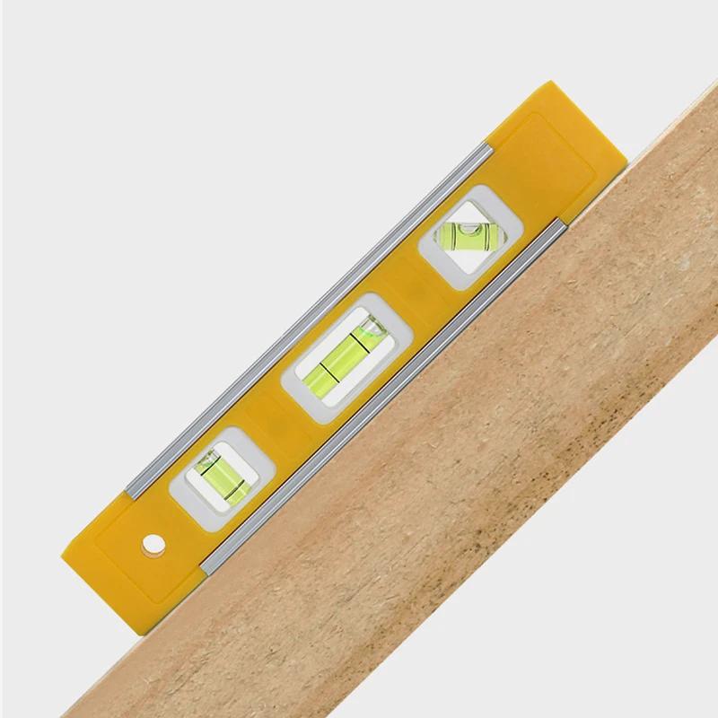 2pcs Jauge de Niveau En Alliage D'aluminium Forte Magnétique Mini Trois Type Jauge de Niveau Horizon
