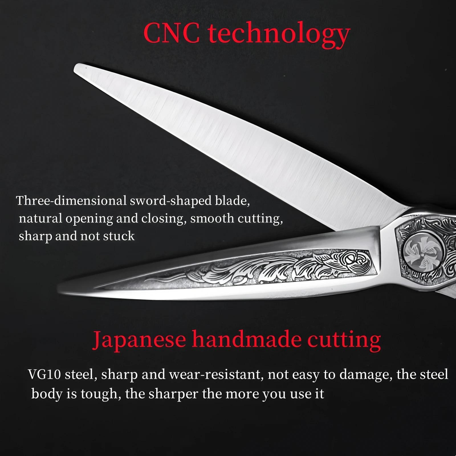 HISADA ciseaux de coiffeur japonais à la main VG10 matériel ciseaux 6.0/6.5/7.0 pouces ciseaux cisea