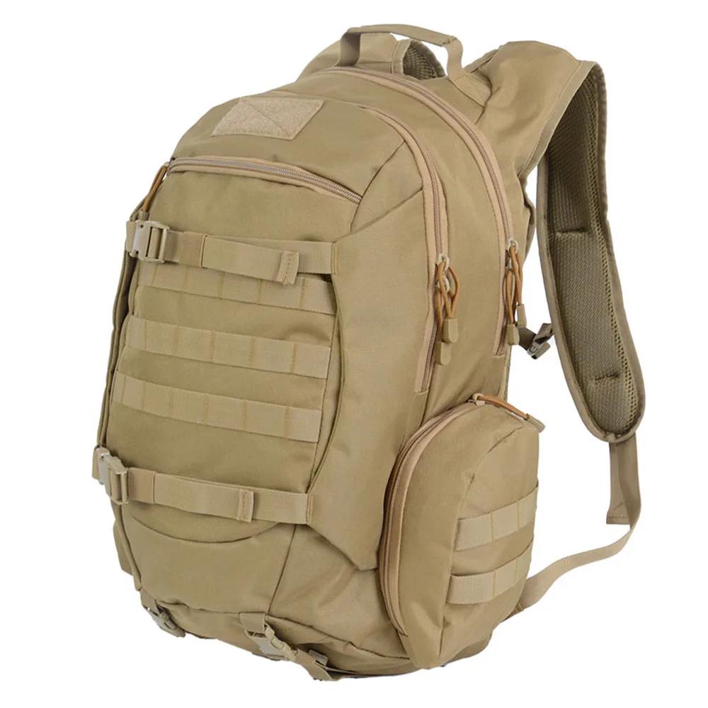 Sac à dos de randonnée et de camping extérieur 45L grande capacité, sac à dos tactique camouflage pl