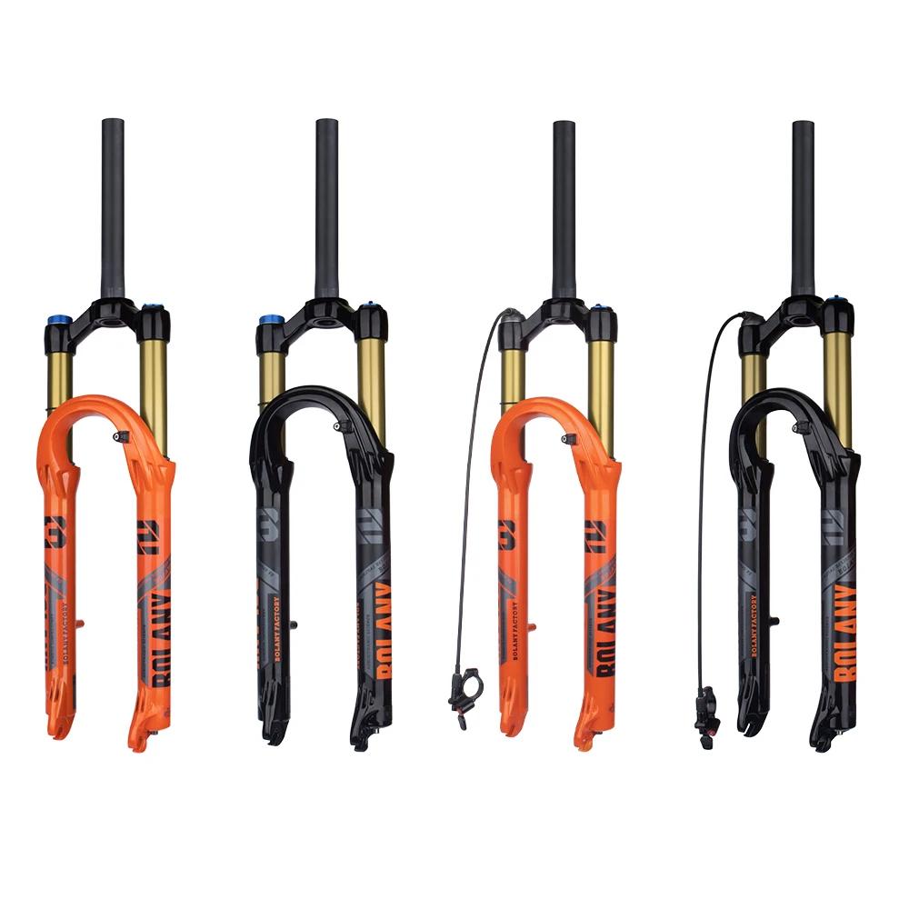 Bolany-Fourche avant de vélo de montagne en alliage de magnésium, suspension d'air de vélo, 32mm, 27