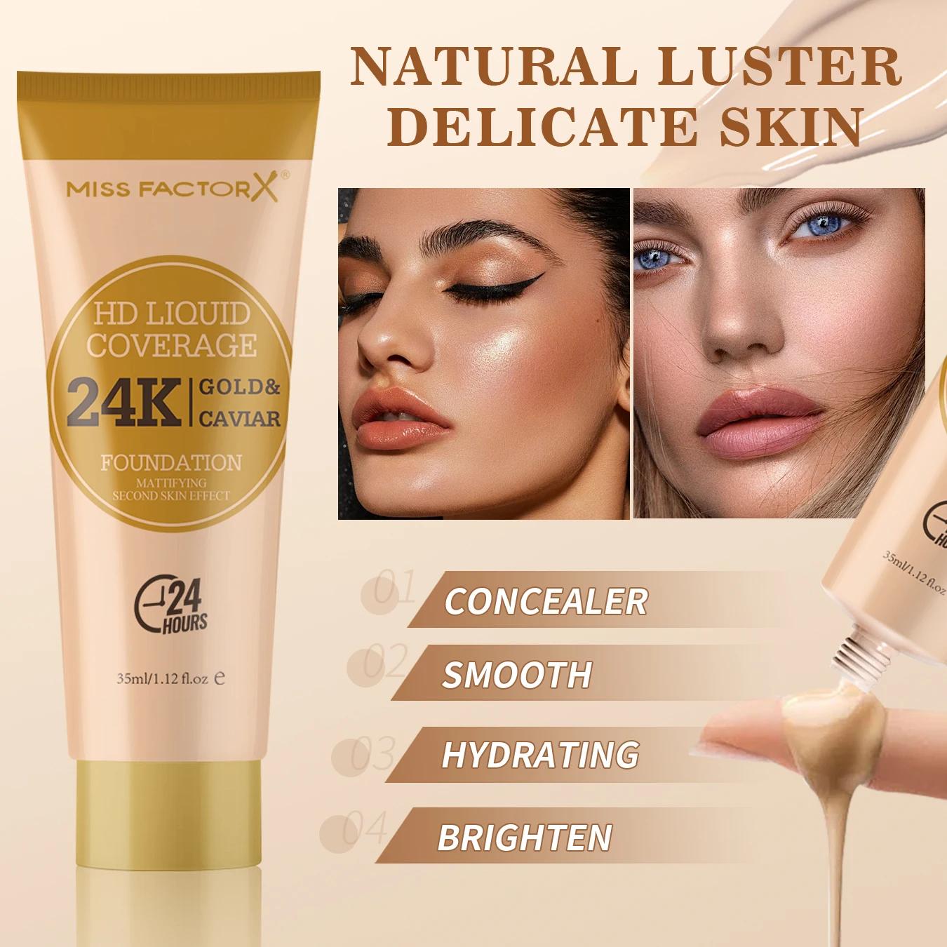 Ensemble de fond de teint liquide, crème BB, semi-correcteur, hydratant, longue durée, lumière blanc