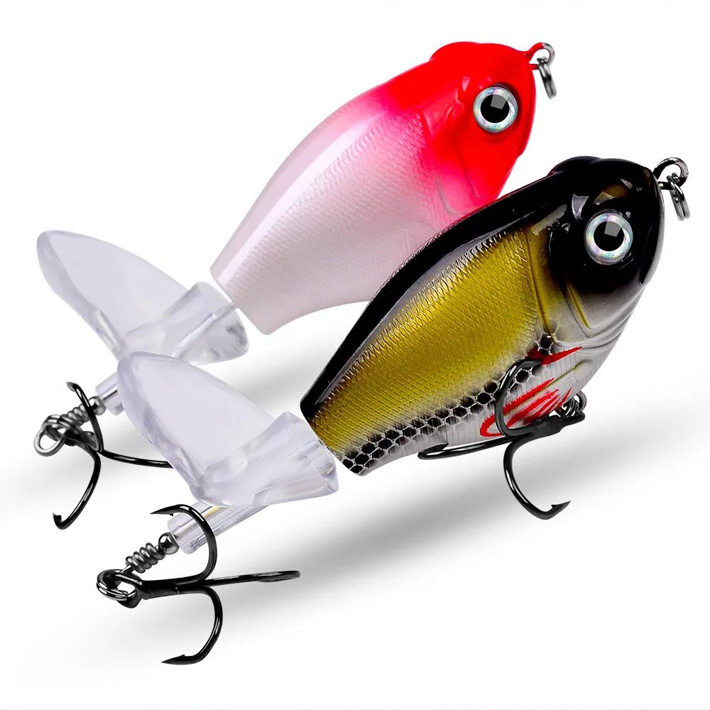 1 pièces 11.5g/ 16g Topwater Popper leurre de pêche Whopper Plopper appât dur en plastique Swimbait
