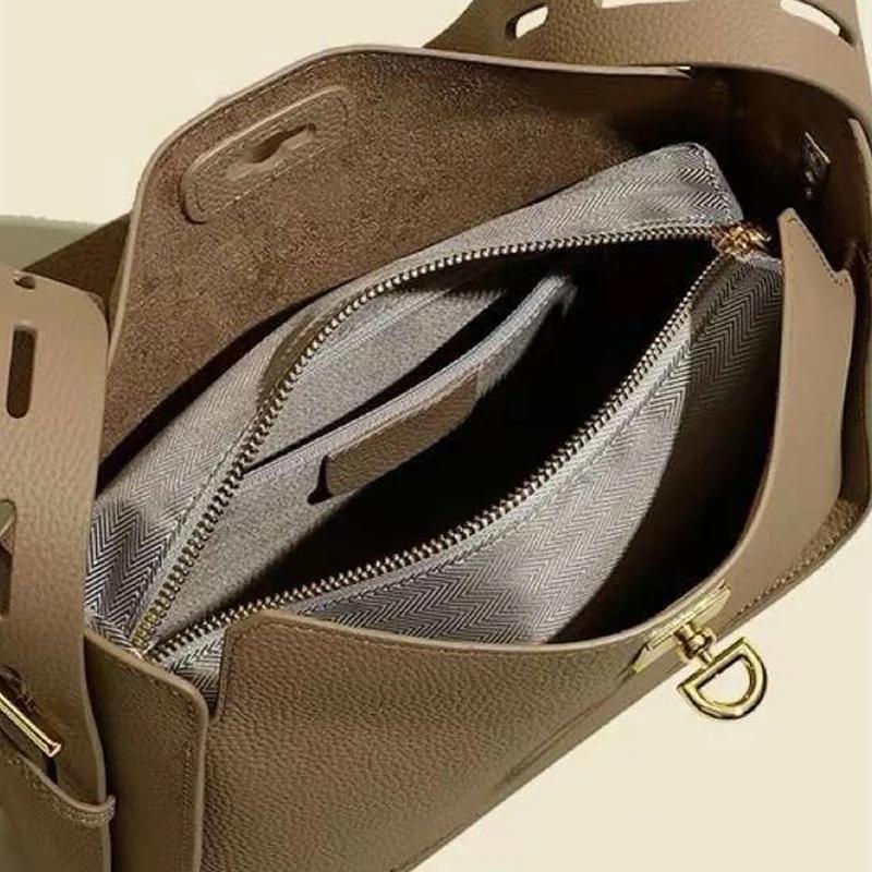 Nouveau sac de luxe de créateur de niche, sac à bandoulière et porté épaule pour femme, en cuir de v