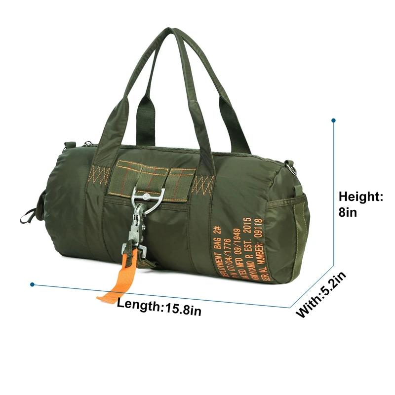 LQARMY-DulParachute dehors Duffle Bag, Nylon 1000D, Outdoor Travel Belt, Camping Dulbody Crossbody B
