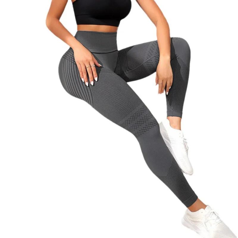 Leggings de yoga de sport 3D pour femmes, pantalons de yoga taille haute, pantalons assiste respiran