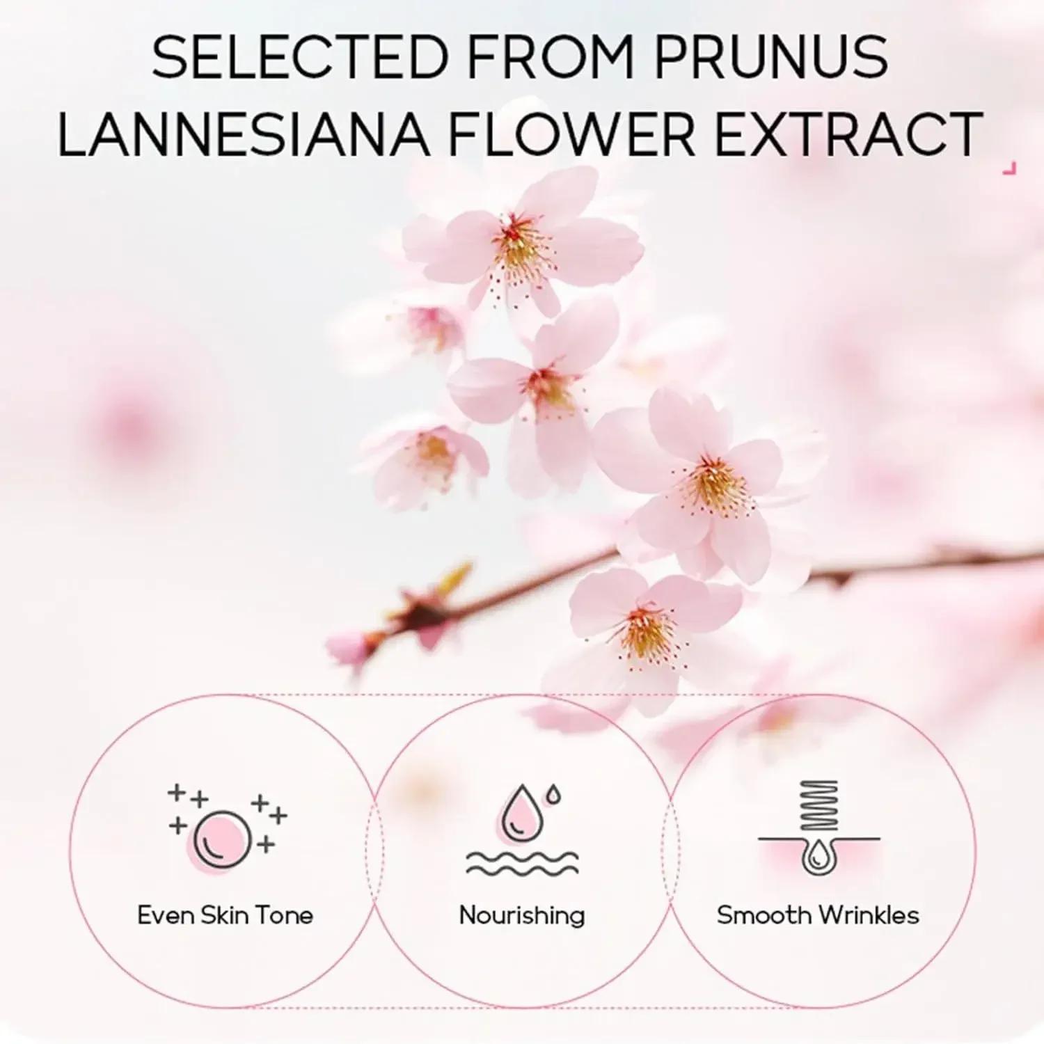 Sakura – ensemble de soins pour la peau, 24 pièces, masques pour les yeux et les lèvres, sérum Nud,