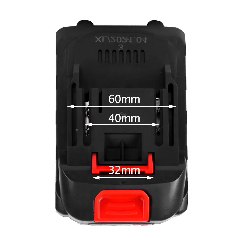 Yofidra 18-20V batterie au Lithium Rechargeable prise ue pour tronçonneuse sans brosse perceuse clé
