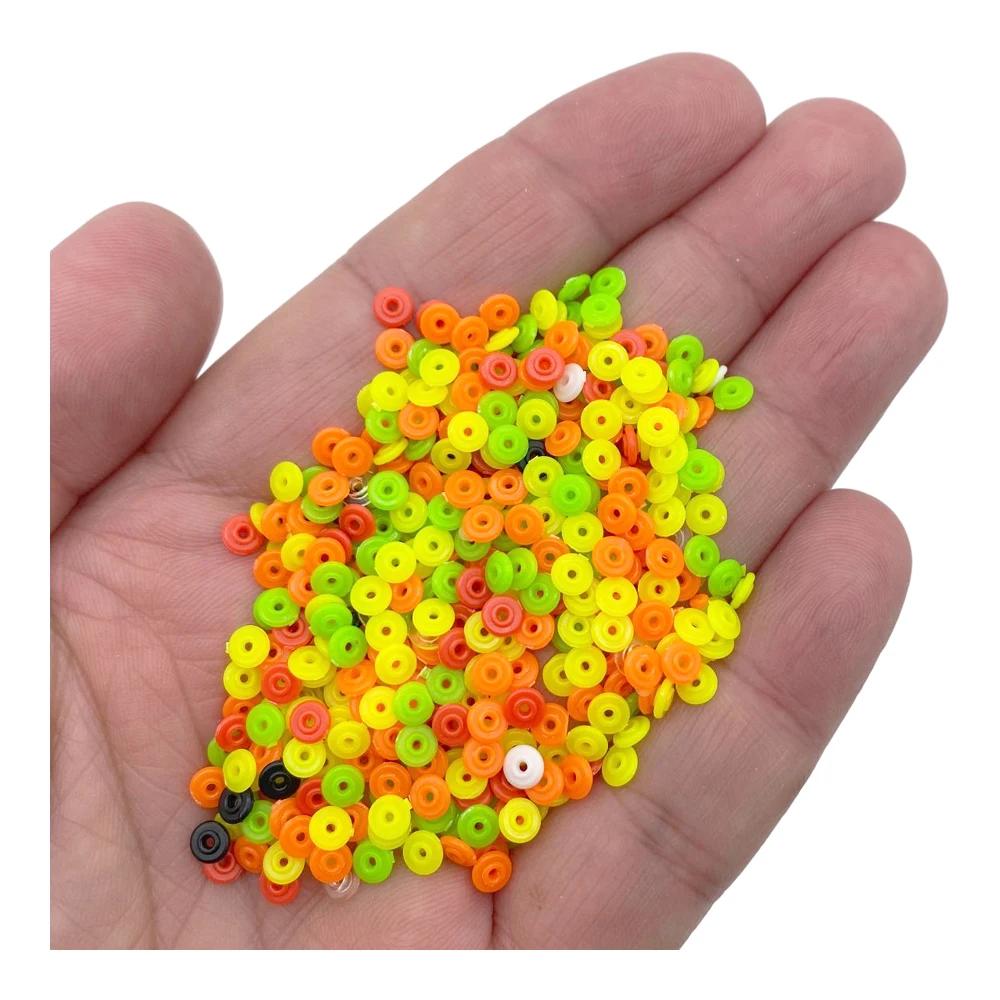 50pcs perle convexe ronde plate déflecteur perle bloc de bloc haricots Type tarte soucoupe forme Awa