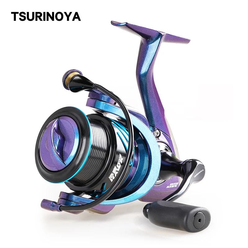 TSURINOYA – moulinet de pêche à tambour fixe 2000S 2500S 3000S HAWK 5.2:1 7kg, roulement en acier in