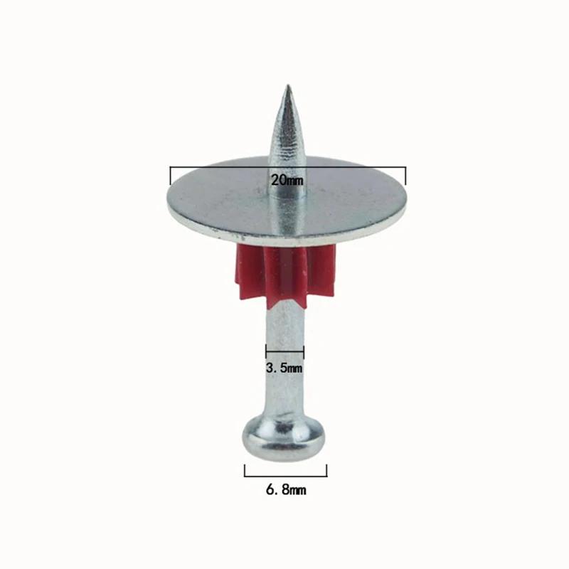 100 pièces clous en ciment clous en acier clous fixes pour pistolet à ongles clous spéciaux avec joi