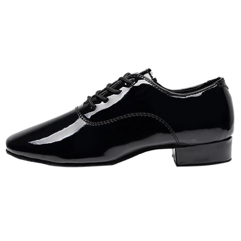 Chaussures de danse latine souples pour hommes danse moderne grande taille 2.5 cm talon pour garçon