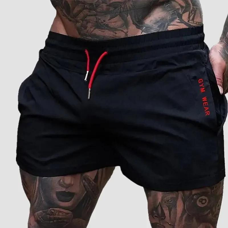 Shorts de sport tissés pour hommes, collection été 2026 – Pantalons de survêtement fins et tendance