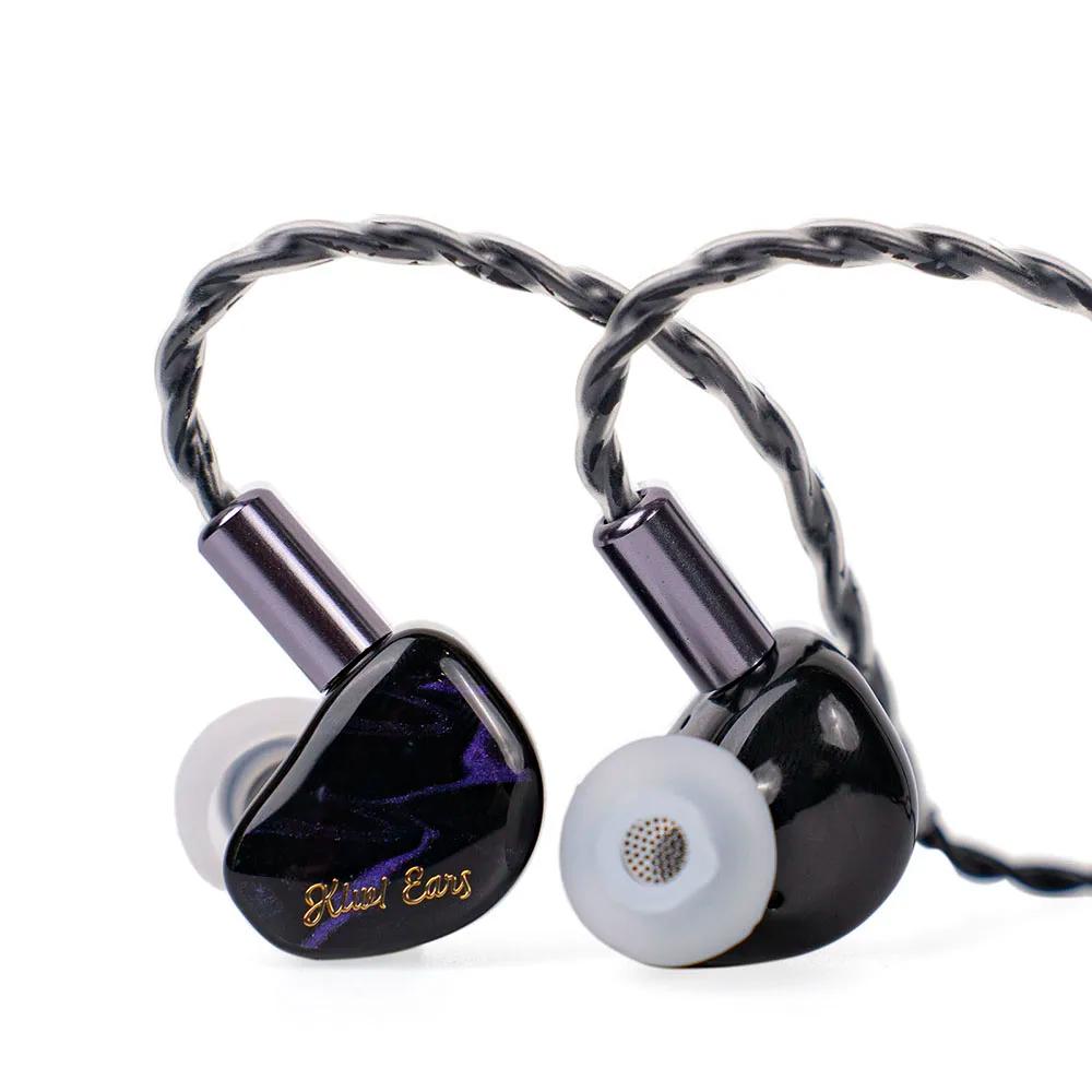 Linsoul Kiwi Ears Cadenza 10 mm Beryllium Dynamic Driver IEM Câble en cuivre tressé à 4 cœurs avec u