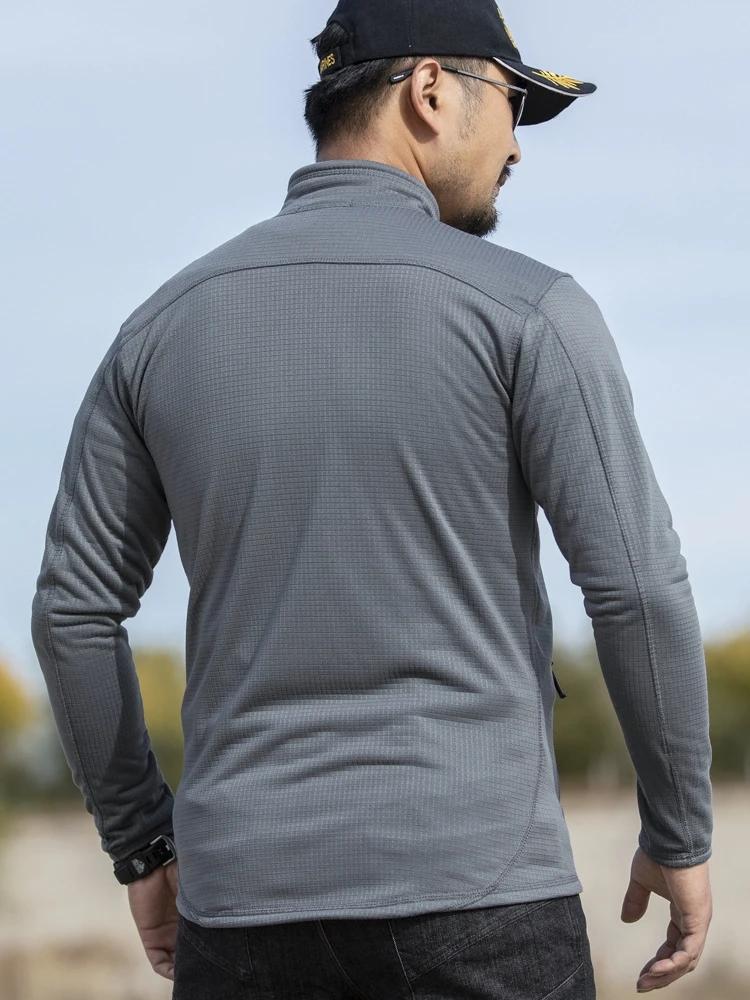 Veste tactique polaire légère pour hommes, manteau de travail militaire américain, printemps-automne