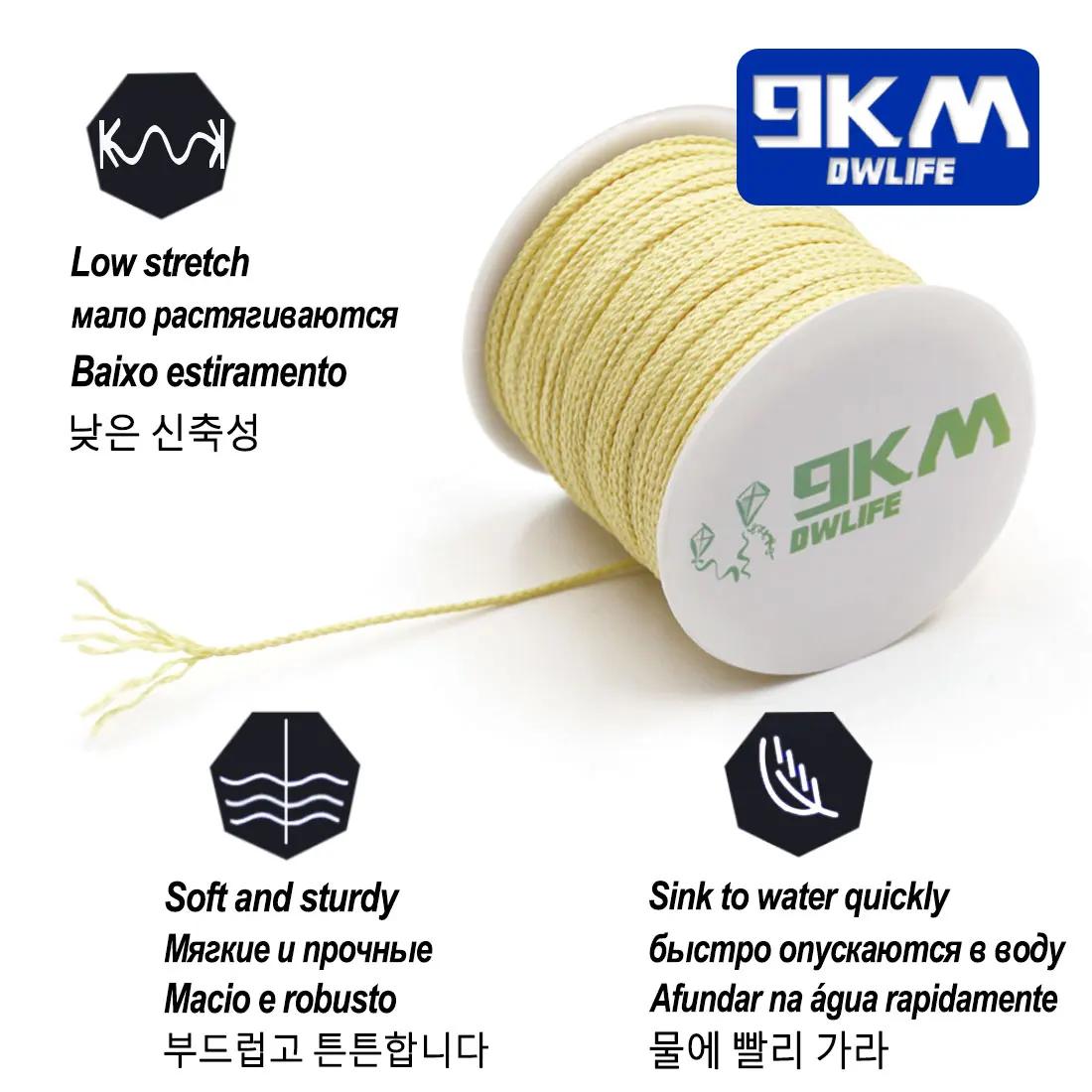 Ligne de pêche en Kevlar 0.8mm ~ 3.5mm, résistante à l'usure, pour Camping en plein air, randonnée,