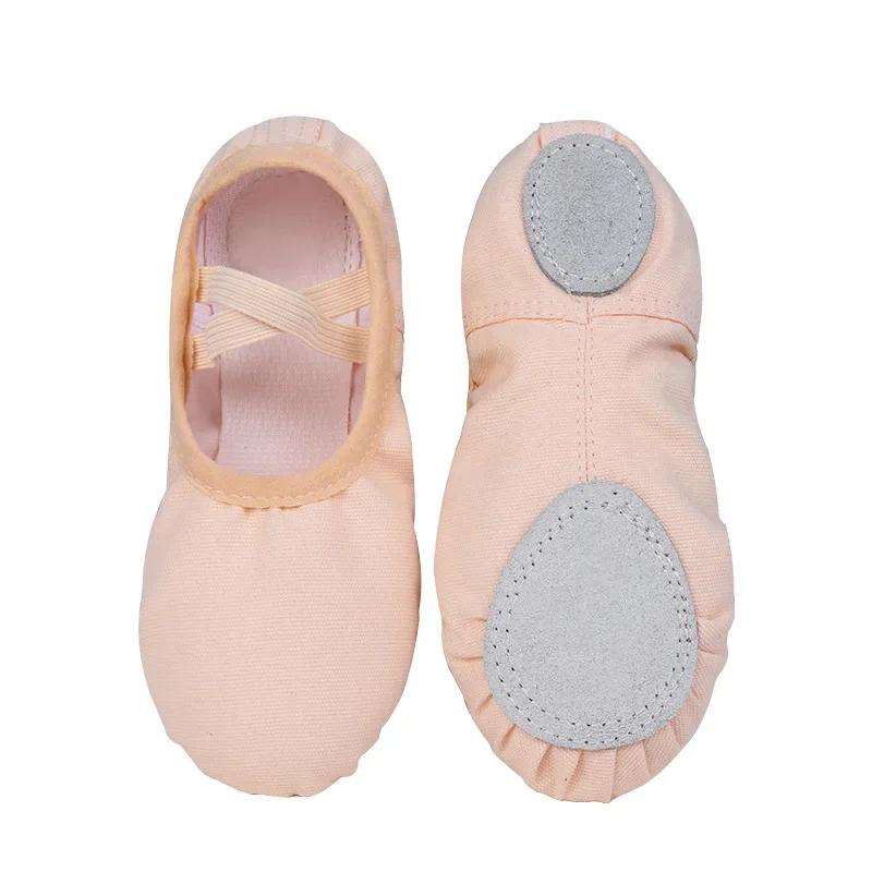 Chaussures de ballet professionnelles filles enfants - Pantoufles à pointe haute qualité 6 couleurs pratiques