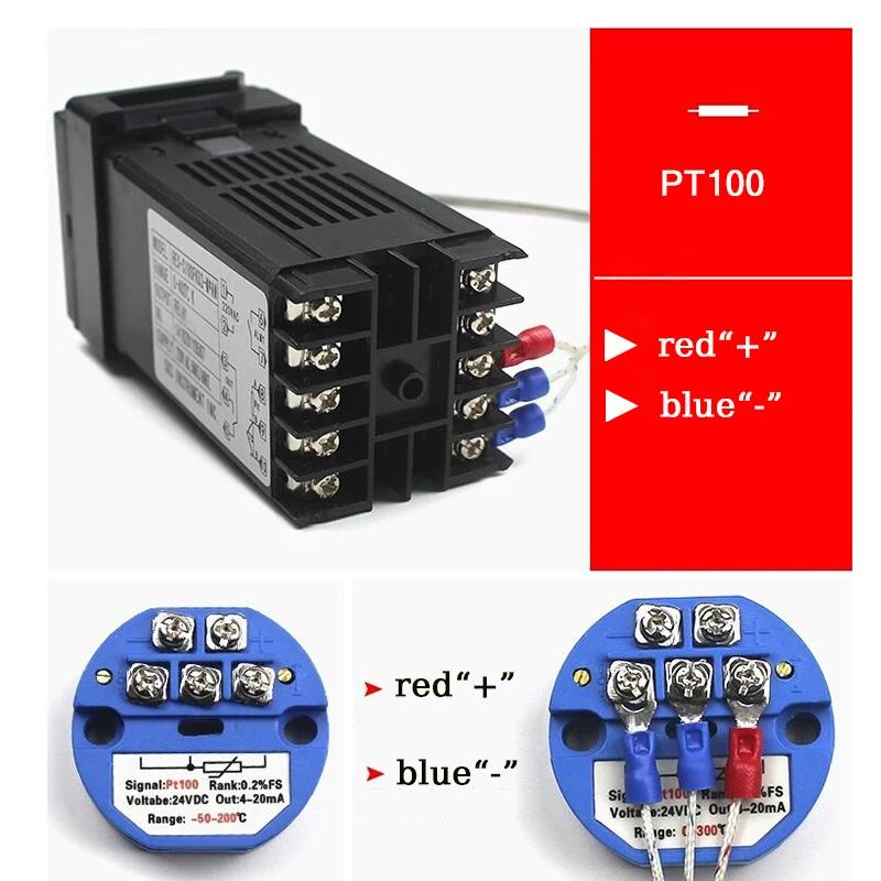 Sonde thermocouple en acier inoxydable, capteur de température RTD PT100, 0,5/1/2/3/4/5M, étanche, f