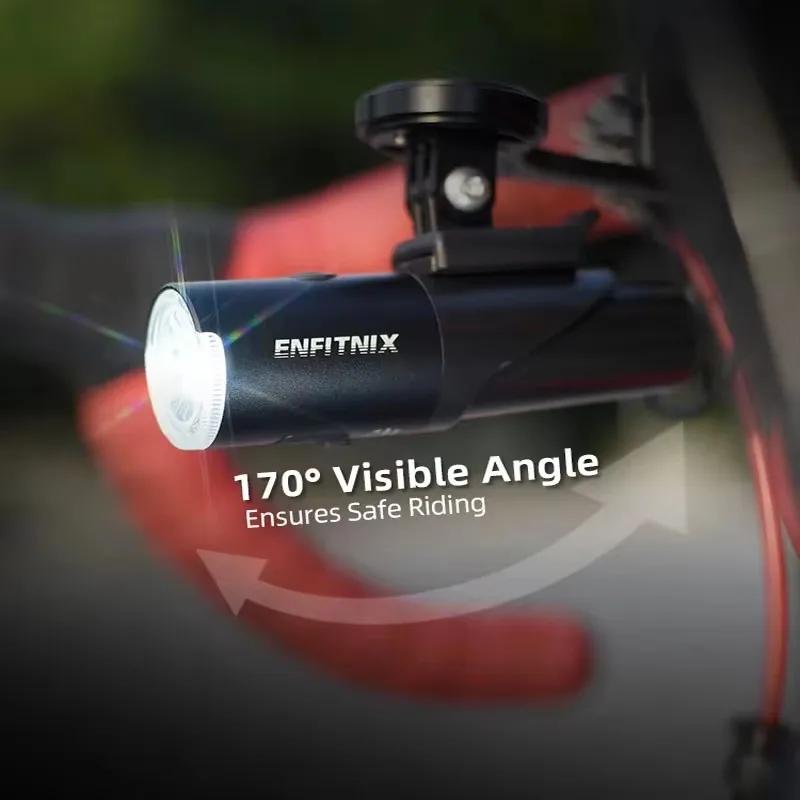 Phares intelligents pour vélo Enfitnix Navi800Y, phares intelligents pour vélo de route et VTT, char
