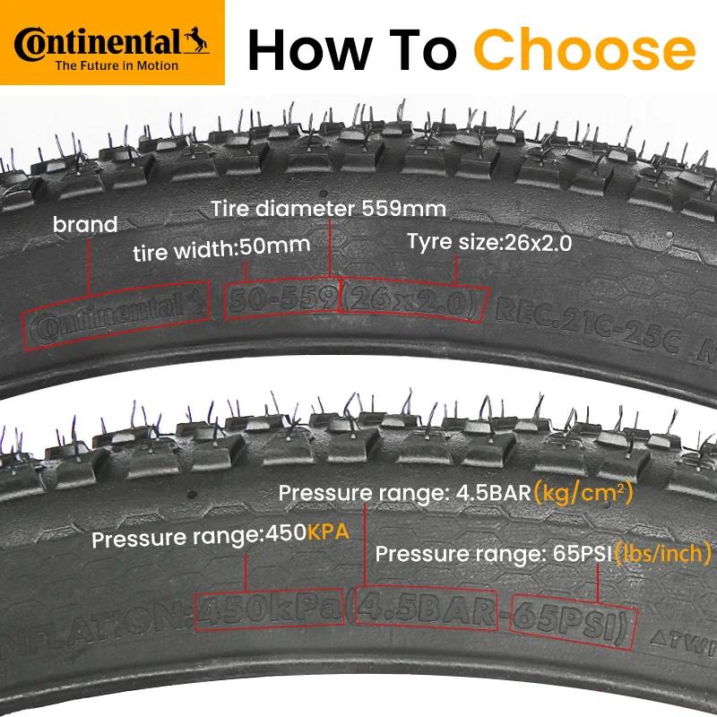 Pneu de VTT Continental CrossKing 27.5/29 x 2.3 pliable, prêt pour tubeless, anti-crevaison, compati