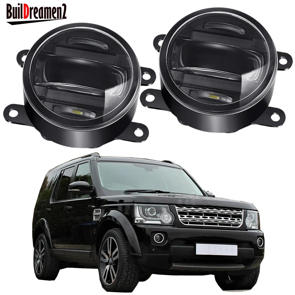 Ensemble de phares antibrouillard LED pour voiture, feu antibrouillard diurne en aluminium DRL, Land