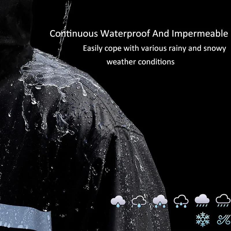 Combinaison imperméable et pantalon de pluie pour vélo, moto, équitation, réfléchissant, corps compl