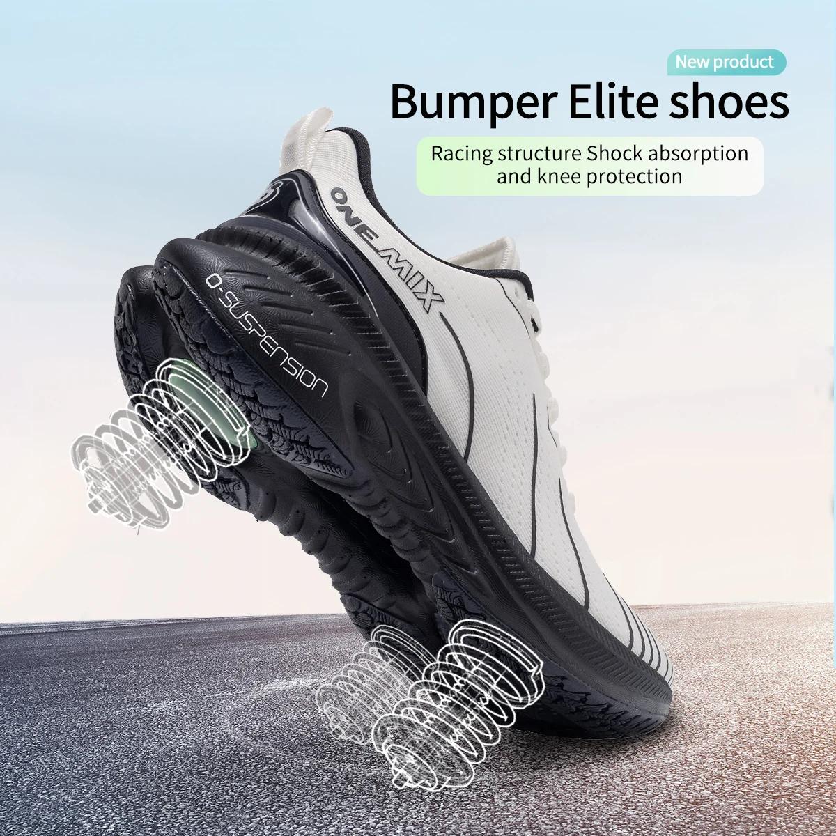 Chaussures de course ONEMIX pour coureurs lourds - Amorti et antidérapant en plein air