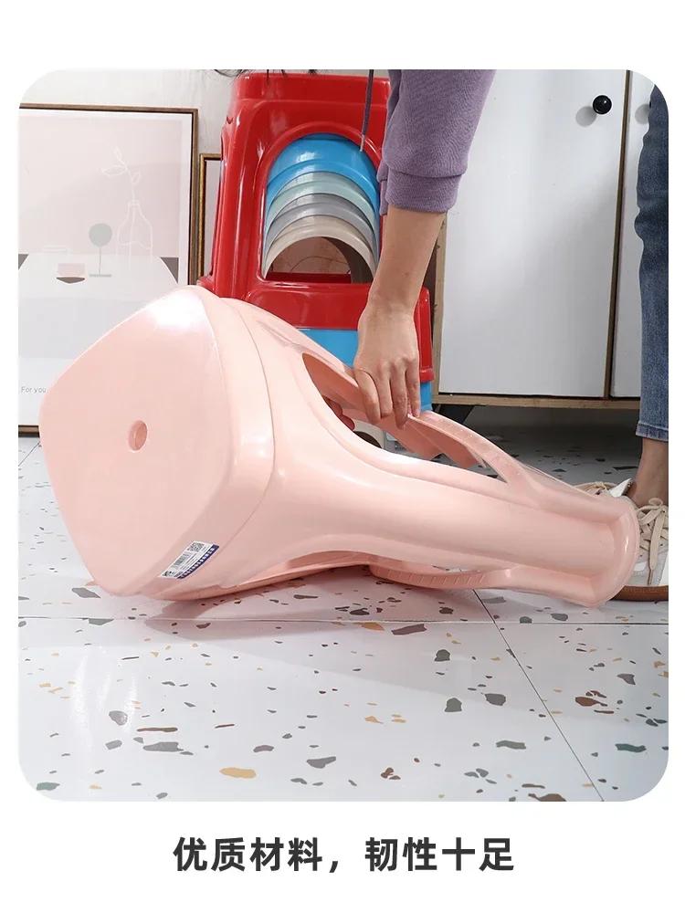 Chaise de salle à manger empilable en plastique, tabouret de salle à manger à la maison, chaise de s