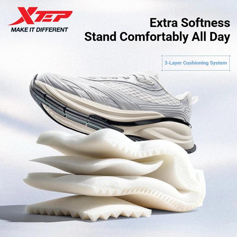 Xtep Basque 3 pour Homme – Baskets Rétro Tendance Respirantes de Luxe Rehaussantes – Collection Prin
