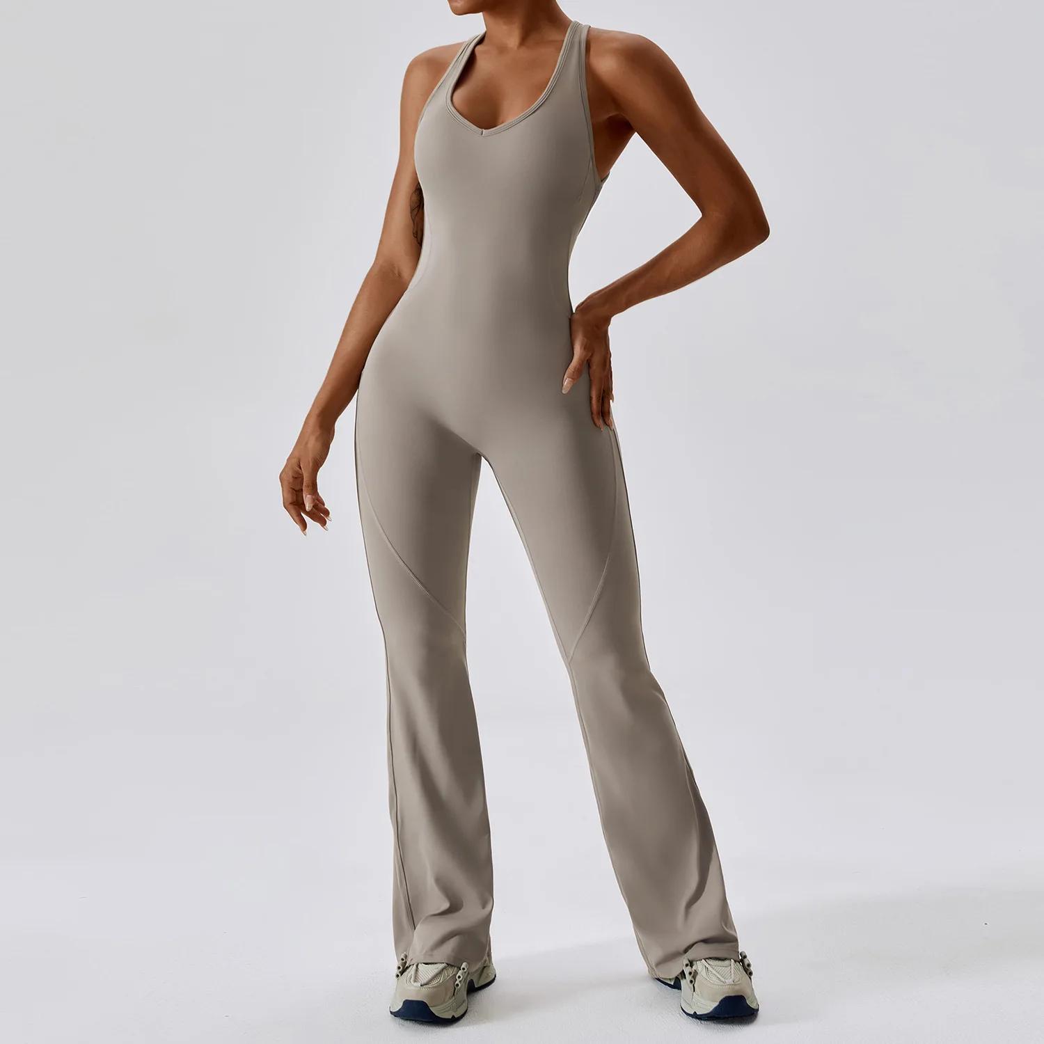 Ensemble de gymnastique femmes formation Yoga costume vêtements de sport femmes 1 pièces combinaison