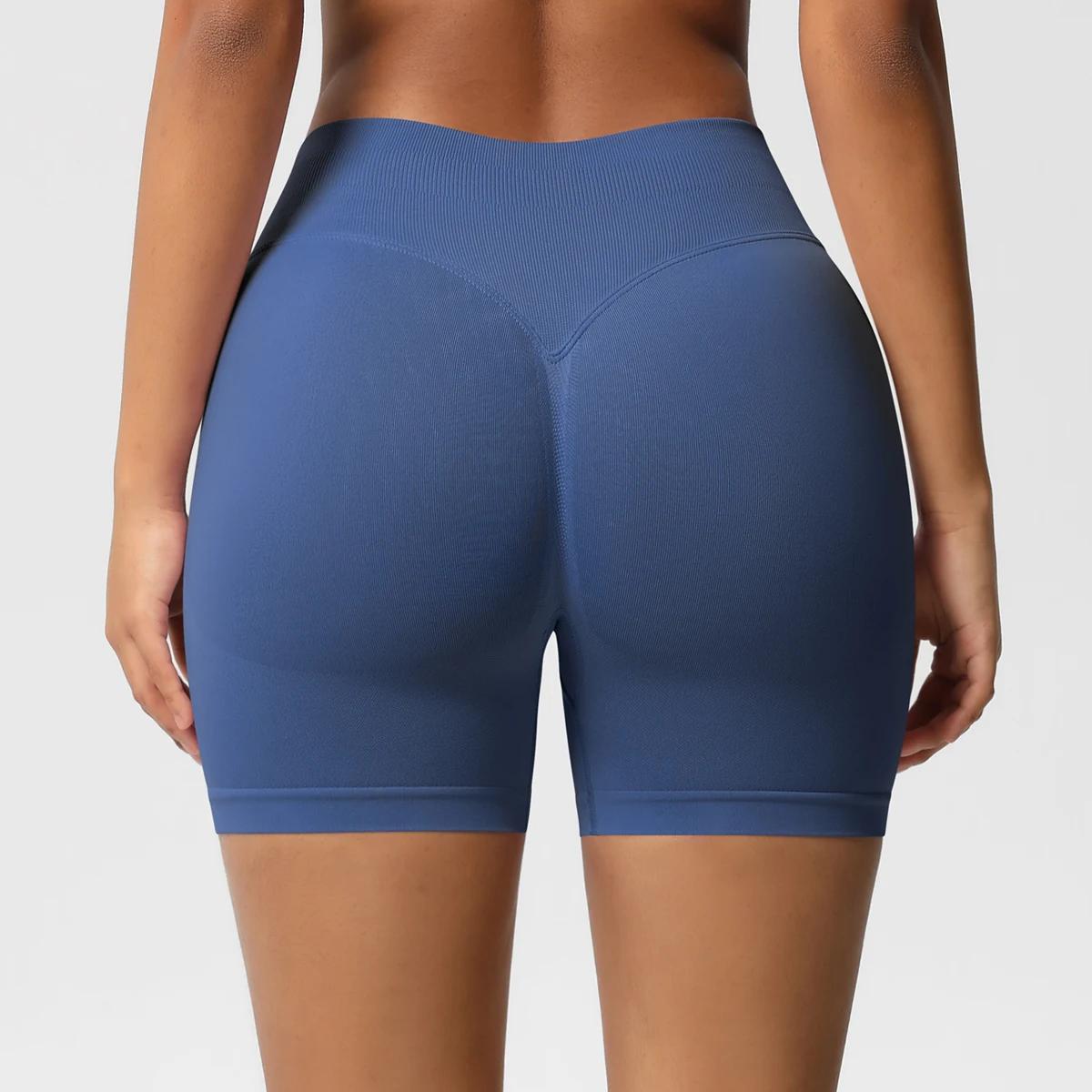 Short de sport taille haute pour femmes, short slim respirant et confortable, short de sport, vêteme