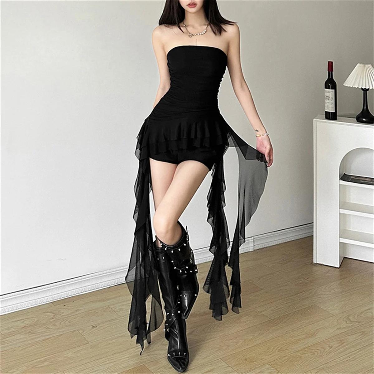 Haut de poitrine avec ruban pour femmes, gilet solide, Sexy, sans manches, doux, vêtements de rue Y2