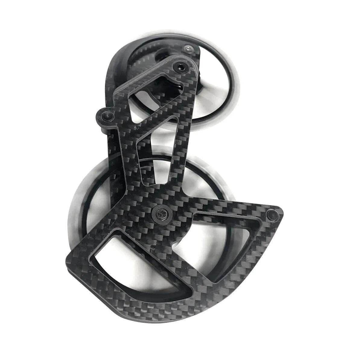 LTWOO-Roue de poulie en fibre de carbone pour vélo, roulement en céramique, collier de dérailleur ar