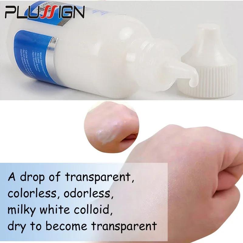 Plussign – colle pour perruque avec dissolvant, Super colle pour perruques en dentelle/toupet/fermet