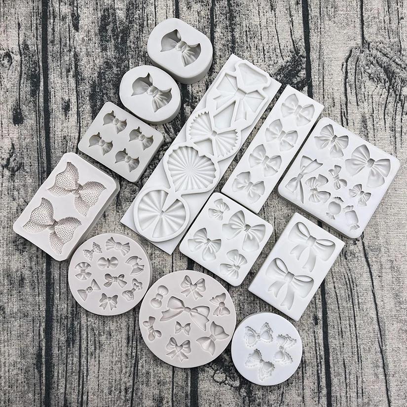 Moule de cuisson de gâteaux en Silicone avec nœud papillon, Sugarcraft, Cupcake au chocolat, outils