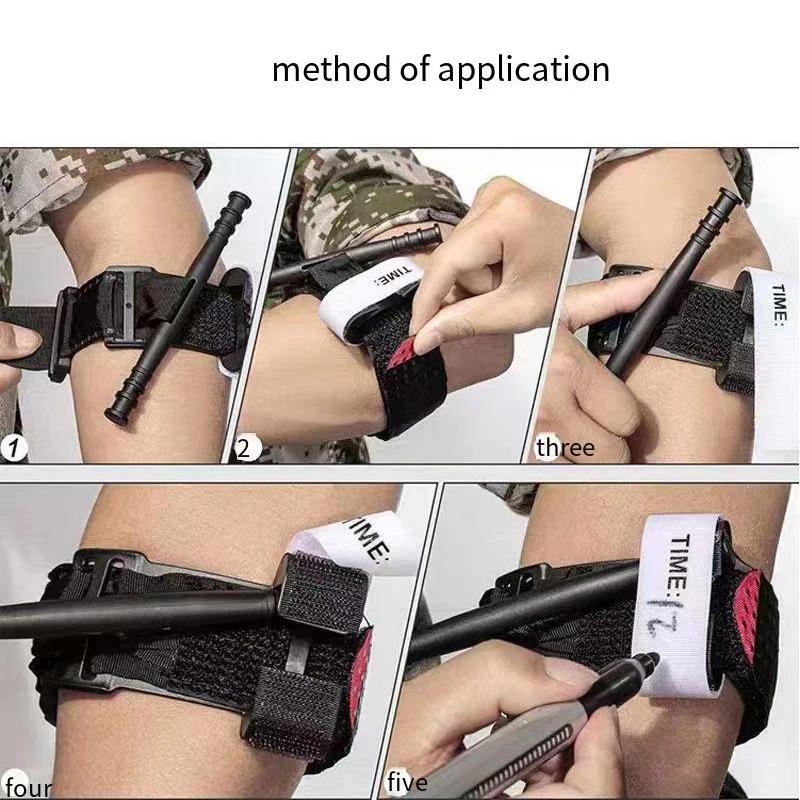 Garrot d'urgence à dégagement rapide et lent, équipement médical, portable, premiers soins, extérieu