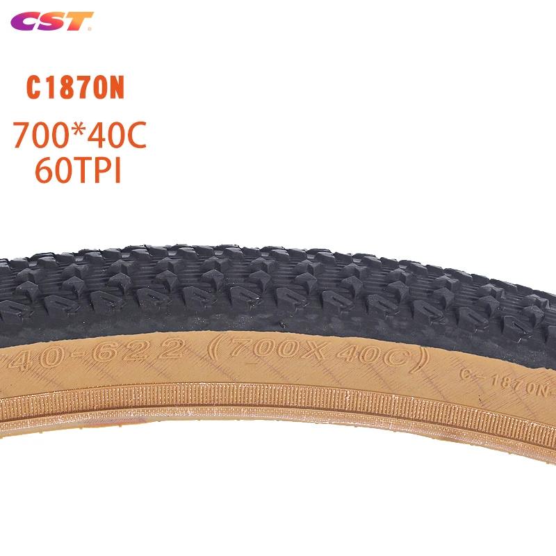 CST-Pneu de vélo de route 700C, 700 x 40C, C1870N, 40-622 60TPI, degré d'usure