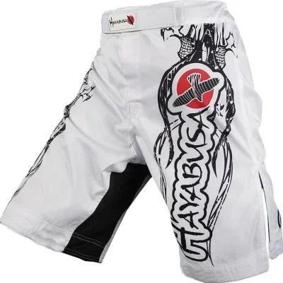 MMA noir dragon aigle sous-titres sport respirant boxe entraînement mma court kickboxing bixong shor