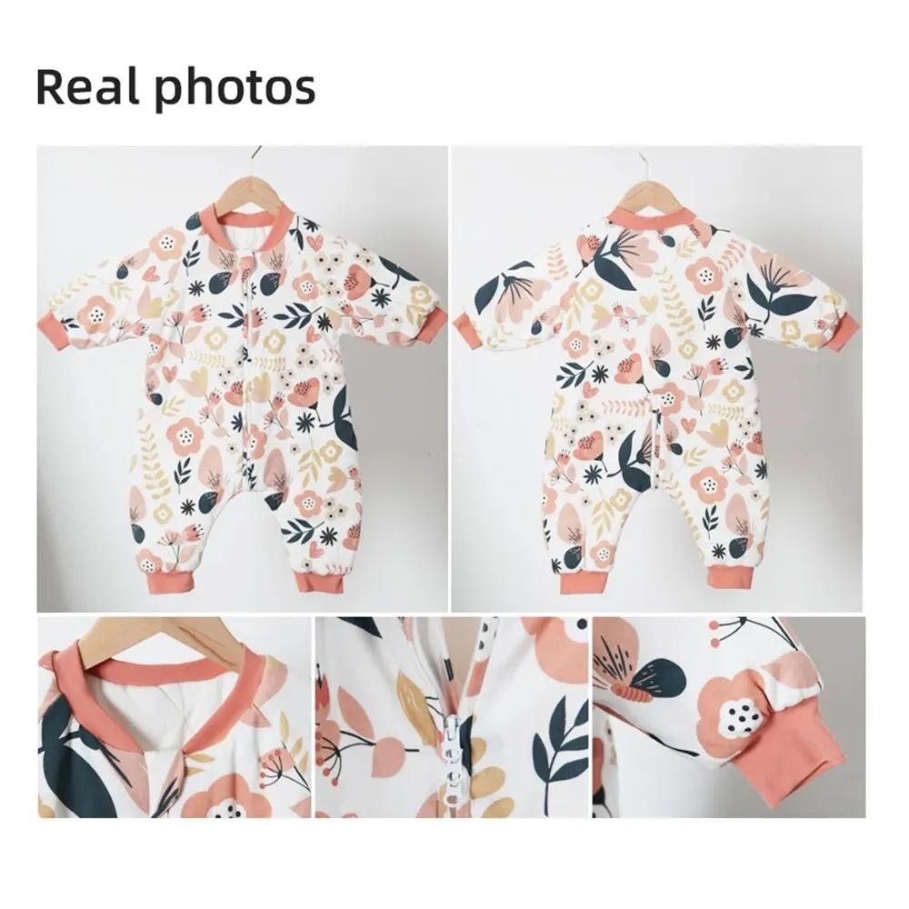 Sac de couchage pour bébé filles mignonnes hiver chaud sac de nuit pour bébé avec pieds 1-4 ans enfa