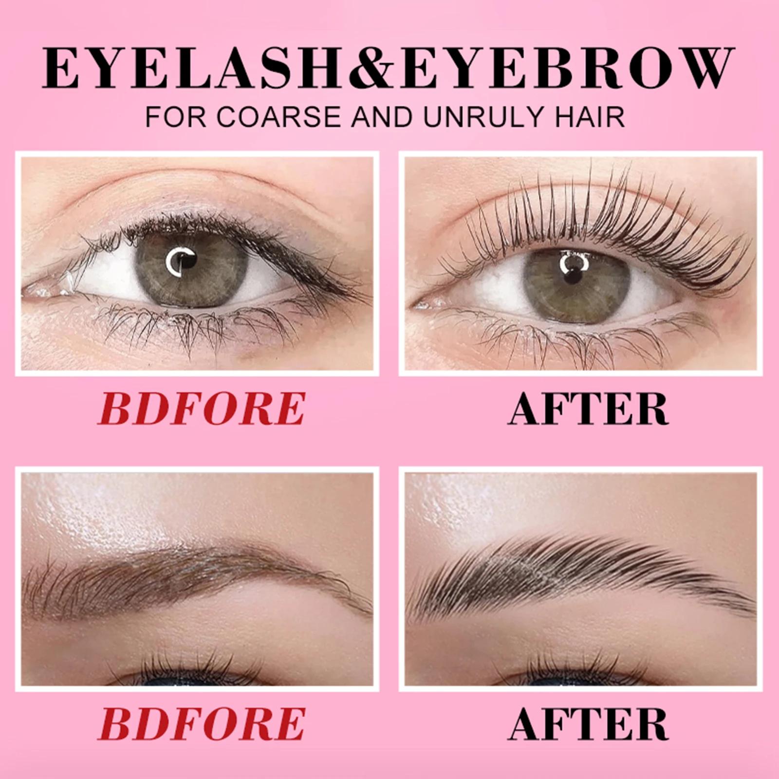 Kit de levage de sourcils ou de cils semi-permanent, Kit professionnel de permanente de cils, strati